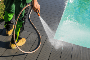 Ways to Clean Pool Deck Areas